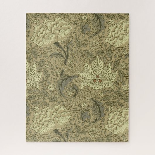 William Morris Windrush Wallpaper Pattern Puzzle (Vertikal)