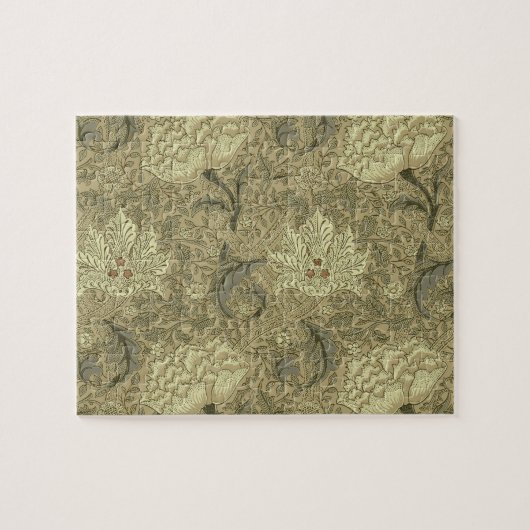 William Morris Windrush Wallpaper Pattern Puzzle (Horizontal)