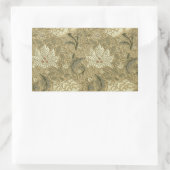 William Morris Windrush Wallpaper Pattern Rechteckiger Aufkleber (Tasche)