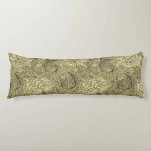 William Morris Windrush Wallpaper Pattern Seitenschläferkissen (Vorderseite)