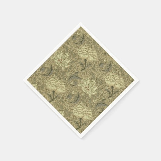 William Morris Windrush Wallpaper Pattern Serviette (Ecke)