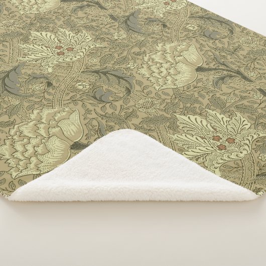 William Morris Windrush Wallpaper Pattern Sherpadecke (3/4)