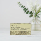 William Morris Windrush Wallpaper Pattern Visitenkarte (Stehend Vorderseite)