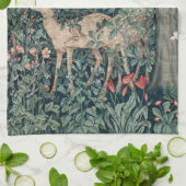 William Morris Woodland Tapestry Deer Stag Geschirrtuch (Gefaltet)