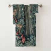 William Morris Woodland Tapestry Fox Badhandtuch Set (Insitu)