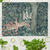 William Morris Woodland Tapestry Rabbits Geschirrtuch (Gefaltet)