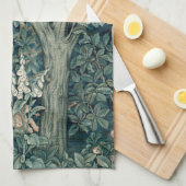 William Morris Woodland Tapestry Rabbits Geschirrtuch (Viertel Falte)