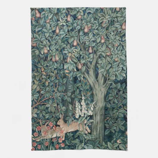 William Morris Woodland Tapestry Rabbits Geschirrtuch (Vertikal)