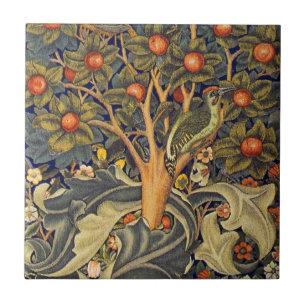 William Morris Woodpecker Fliese