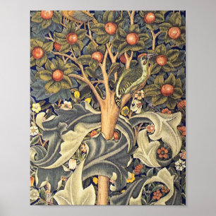 William Morris Woodpecker-Muster Poster