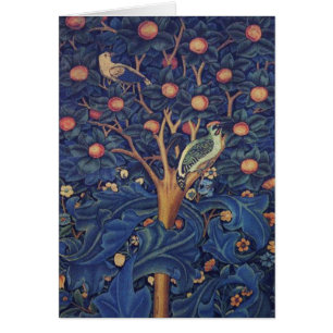William Morris Woodpecker Tapester Birds Floral