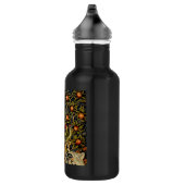 William Morris Woodpecker Tapestes Arts & Crafts Edelstahlflasche (Rechts)