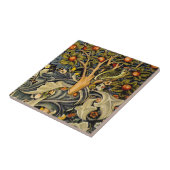 William Morris Woodpecker Tapestes Arts & Crafts Fliese (Seite)