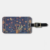 William Morris Woodpecker Tapestes Arts & Crafts Gepäckanhänger (Vorderseite horizontal)