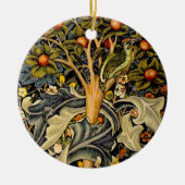 William Morris Woodpecker Tapestes Arts & Crafts Keramik Ornament (Vorne)