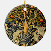 William Morris Woodpecker Tapestes Arts & Crafts Keramik Ornament (Hinten)
