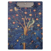 William Morris Woodpecker Tapestes Arts & Crafts Klemmbrett (Vorderseite)