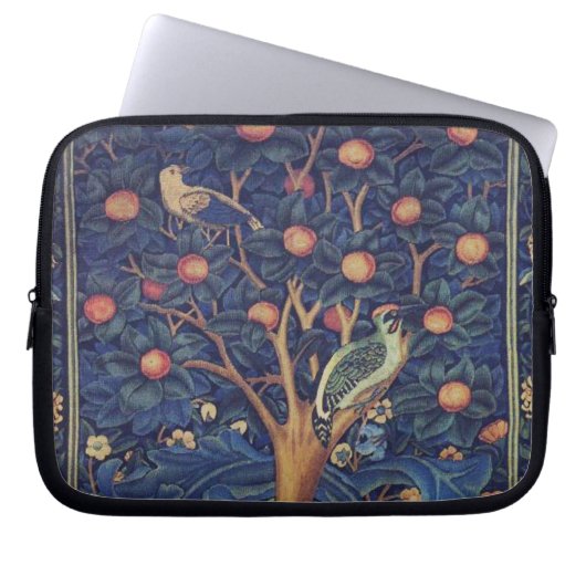 William Morris Woodpecker Tapestes Arts & Crafts Laptopschutzhülle (Vorderseite)