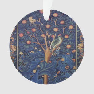 William Morris Woodpecker Tapestes Arts & Crafts Ornament