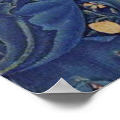 William Morris Woodpecker Tapestes Arts & Crafts Poster (Ecke)