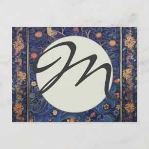 William Morris Woodpecker Tapestes Arts & Crafts Postkarte