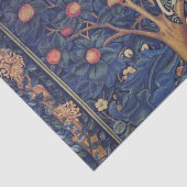 William Morris Woodpecker Tapestes Arts & Crafts Seidenpapier (Ausschnitt)