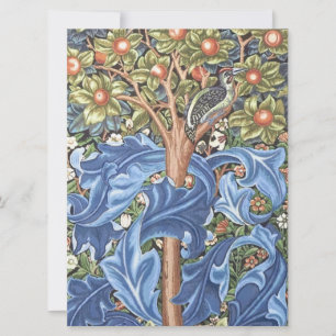 William Morris Woodpecker-Teppich Floral Vintage