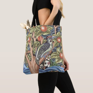 William Morris Woodpecker-Teppich Floral Vintage Tasche