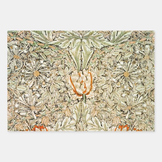 William Morris Wrapping Paper Flat Sheet Geschenkpapier Set (Vorderseite 3)