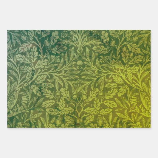 William Morris Wrapping Paper Flat Sheet Geschenkpapier Set (Vorderseite 2)