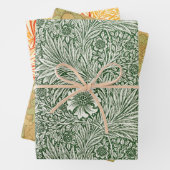 William Morris Wrapping Paper Flat Sheet SET Geschenkpapier Set (Beispiel)