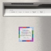 William Morris Zitat, Das wahre Geheimnis... Magnet (In Situ (Geschirrspüler))