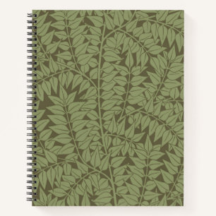 William Morris Zweig Art Nouveau klassisches Desig Notizblock