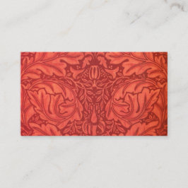 William MorrisAcanthus für Baumwollsamt-Entwurf Visitenkarte