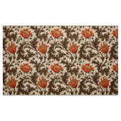 William Morrisanemone, -BEIGE, -brown und -rost Stoff (Fat Quarter (45,7 x 55,9 cm))