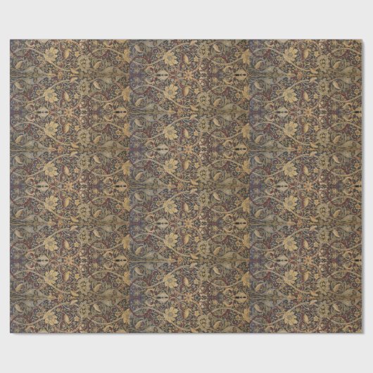 William Morrisblumenmuster Packpapier (Flach)