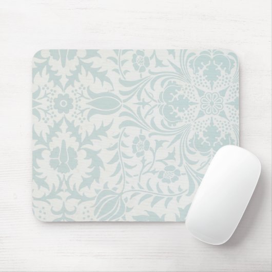 William Morrisborage-Decken-Papier im Blau Mousepad (Mit Mouse)