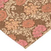 William Morrischrysanthemen, -orange und -rost Kurzer Tischläufer (Ecke)