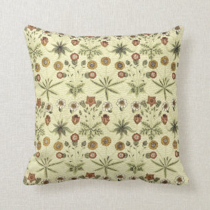 William Morrisempfindliches Blumenmuster Kissen
