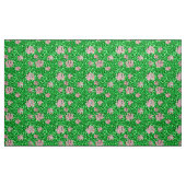 William Morrisgeißblatt, -ROSA und -GRÜN Stoff (Yard (91,4 cm))