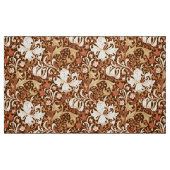 William Morrisiris und -lilie, Brown und TAN Stoff (Fat Quarter (45,7 x 55,9 cm))
