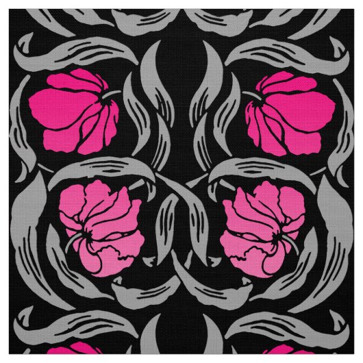 William MorrisPimpernel, pinkfarbenes rosa und Stoff (Muster)