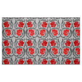William MorrisPimpernel, silbernes Grau und Rot Stoff (Fat Quarter (45,7 x 55,9 cm))