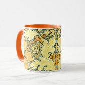 William Morrisreiches Blumenmuster Tasse (Vorderseite Links)