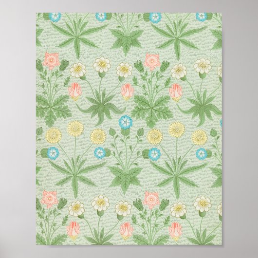 William Morris's berühmtes Daisy-Muster. Poster (Vorne)