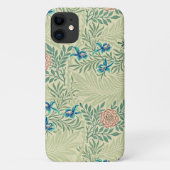 William Morris's berühmtes Larkspur-Muster Case-Mate iPhone Hülle (Rückseite)