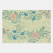 William Morris's berühmtes Larkspur-Muster Geschenkpapier Set (Vorderseite 2)