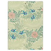 William Morris's berühmtes Larkspur-Muster Klemmbrett (Rückseite)