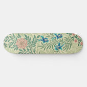William Morris's berühmtes Larkspur-Muster Skateboard (Horizontal)