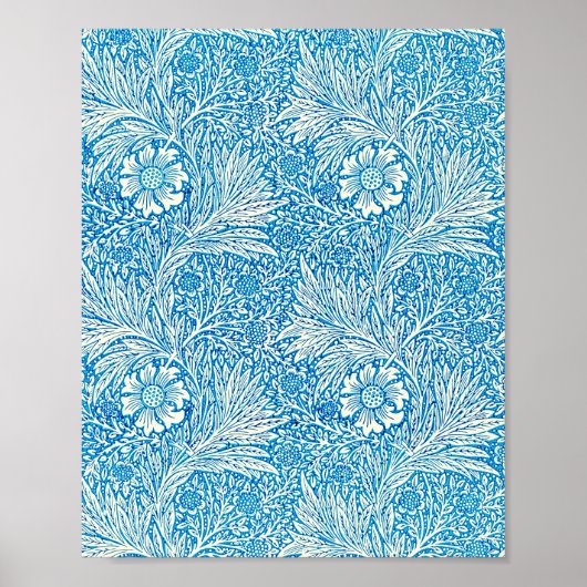 William Morris's berühmtes Marigold-Muster Poster (Vorne)